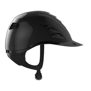 Capacete GPA 4S First Lady Híbrido Preto brilhante