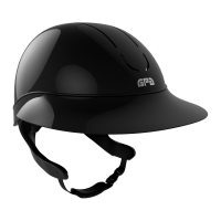 Capacete GPA Global First Lady TLS Preto / preto brilhante