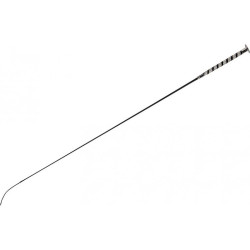 Chicote de adestramento Whip & Go Diamond cabo de nylon Preto