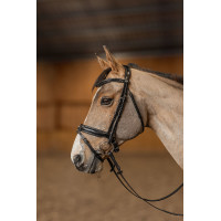 Bridon Pull-back Verona HFI Master Pro Line Preto / prata