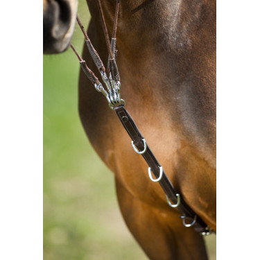 Gogue de couro HFI Master Castanho