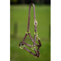 Cabresto de couro macio HFI Master Castanho Cabresto de couro macio HFI Master Castanho