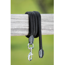 Neoprenhalfter Smart + Nylonführstrick HFI Master Preto / preto