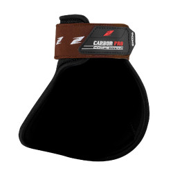 Protetor de boleto Carbon Zandona Pro para cavalos jovens competição Ex Castanho