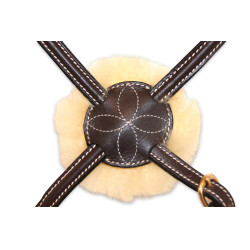 Bridão Fancy HFI focinheira mexicana Castanho Bridão Fancy HFI focinheira mexicana Castanho