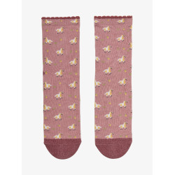 Meias Mini LeMieux Fluffy Character em conjunto de 2 Limão Amarelo