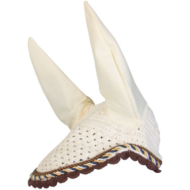 Touca anti-moscas Imperial Riding Italy de Luxe Champanhe marrom Bege