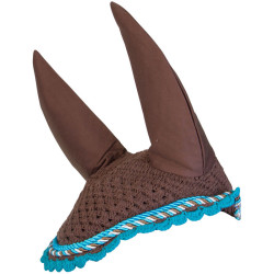 Touca anti-moscas Imperial Riding Italy de Luxe Castanho escuro / verde-petróleo