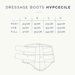 Guétras de dressage HV Polo Cecile Guétras de dressage HV Polo Cecile