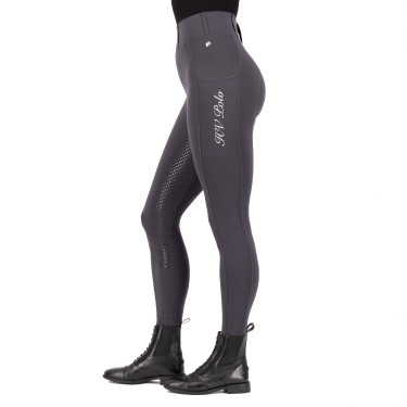 Legging de equitação HV Polo Luci FullGrip Antracite Legging de equitação HV Polo Luci FullGrip Antracite