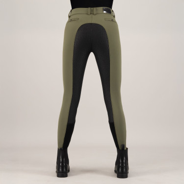 Calça de equitação Euro-Star Arielle Inverno FullGrip Caqui Calça de equitação Euro-Star Arielle Inverno FullGrip Caqui
