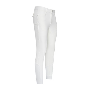 Calça de equitação Euro-Star Camillo FullGrip homem Branco