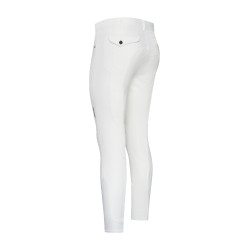 Calça de equitação Euro-Star Camillo FullGrip homem Branco