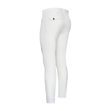 Calça de equitação Euro-Star Camillo FullGrip homem Branco