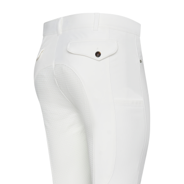 Calça de equitação Euro-Star Camillo FullGrip homem Branco