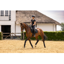 Collants de equitação Euro-Star Flying Fundamental FullGri Preto