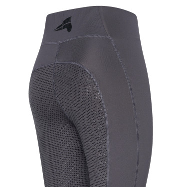 Legging de equitação Easy Rider Livia FullGrip Periscópio Cinzento