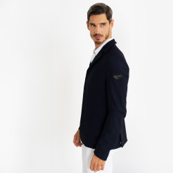 Casaco de competição Euro-Star Lucio Perfurado Noite Azul-marinho Casaco de competição Euro-Star Lucio Perfurado Noite Azul-marinho