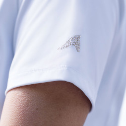 Polo de competição Euro-Star Estrella Branco óptico Polo de competição Euro-Star Estrella Branco óptico