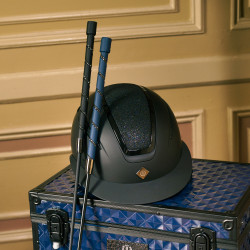 Chicote de adestramento Imperial Riding Regal Shine Azul-marinho