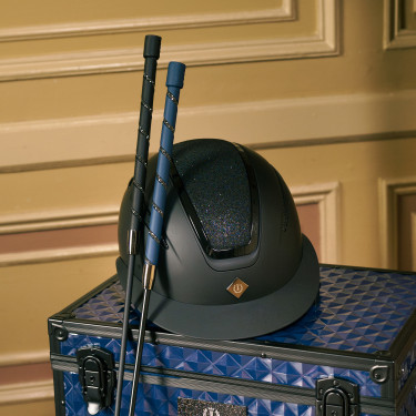 Chicote de adestramento Imperial Riding Regal Shine Azul-marinho