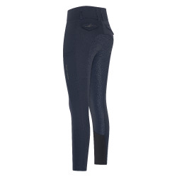 Calça de equitação Euro-star Aurelia Full Grip Noite Azul-marinho