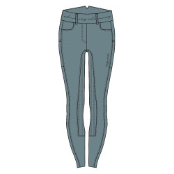 Legging infantil de equitação Easy Rider Rihanna FullGrip