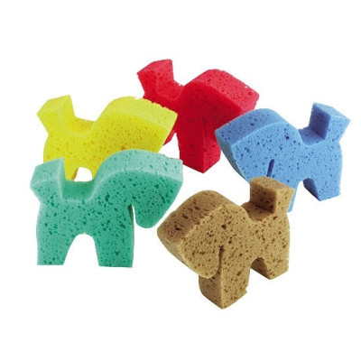 Esponja em forma de cavalo