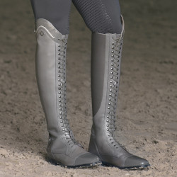 Botas de equitação Imperial Riding Olania Dressage Longas/Estritas Cinzento Botas de equitação Imperial Riding Olania Dressage Longas/Estritas Cinzento
