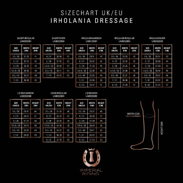 Botas de equitação Imperial Riding Olania Dressage Longas/Estritas Botas de equitação Imperial Riding Olania Dressage Longas/Estritas