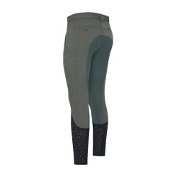Calça de equitação Euro-Star Marco FullGrip Castanho-escuro Cinzento