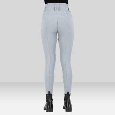 Calça de equitação Euro-Star Aurelia Grip Connect Full Nuvem Branco