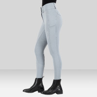 Calça de equitação Euro-Star Aurelia Grip Connect Full Nuvem Branco Calça de equitação Euro-Star Aurelia Grip Connect Full Nuvem Branco