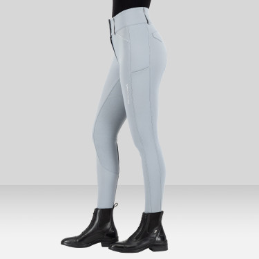 Calça de equitação Euro-Star Aurelia Grip Connect Full Nuvem Branco