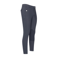 Calça de equitação Euro-star Gabriel Grip Connect Knee Cinza magnet Cinzento