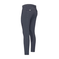Calça de equitação Euro-star Gabriel Grip Connect Knee Cinza magnet Cinzento
