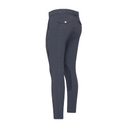 Calça de equitação Euro-star Gabriel Grip Connect Knee Cinza magnet Cinzento