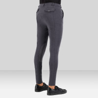 Calça de equitação Euro-star Gabriel Grip Connect Knee Cinza magnet Cinzento