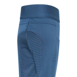 Legging de equitação Imperial Riding Tessy FullGrip KIDS Safira Azul