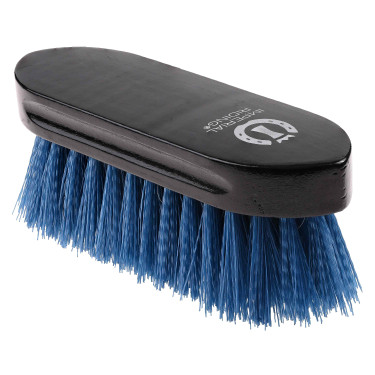 Imperial Riding Dandy escova de nylon duro com dorso de madeira envernizada Safira Azul Imperial Riding Dandy escova de nylon duro com dorso de madeira envernizada Safira Azul