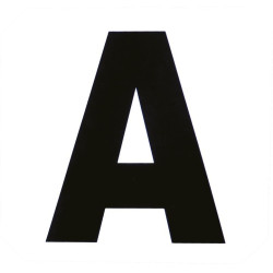 Conjunto de 12 letras de picadeiro autocolantes