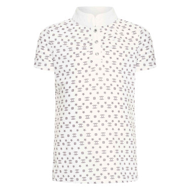 Camiseta tech Imperial Riding Roxy Kids Branco / cinza