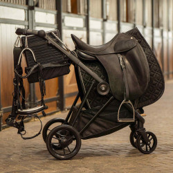 Carrinho de sela dobrável Imperial Riding Carry Light Preto