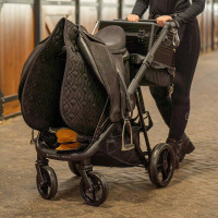 Carrinho de sela dobrável Imperial Riding Carry Light Marinho / chocolate