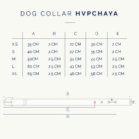 Coleira para cão HV Polo Chaya Preto / laranja Multicolor