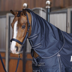 Cobertura de pescoço para manta de paddock HV Polo Essential 0gr Marinho Azul-marinho