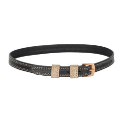 Tiras de esporas Imperial Riding Glimmer Preto / ouro rosa
