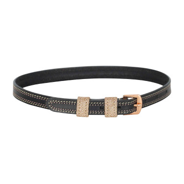 Tiras de esporas Imperial Riding Glimmer Preto / ouro rosa