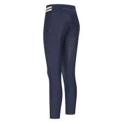Legging de equitação HV Polo Estrella FullGrip feminino Marinho Azul-marinho