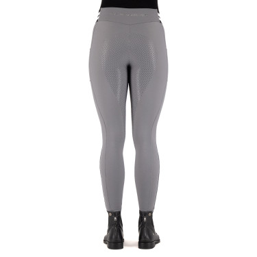 Legging de equitação HV Polo Estrella FullGrip feminino Cinza zinco Cinzento Legging de equitação HV Polo Estrella FullGrip feminino Cinza zinco Cinzento
